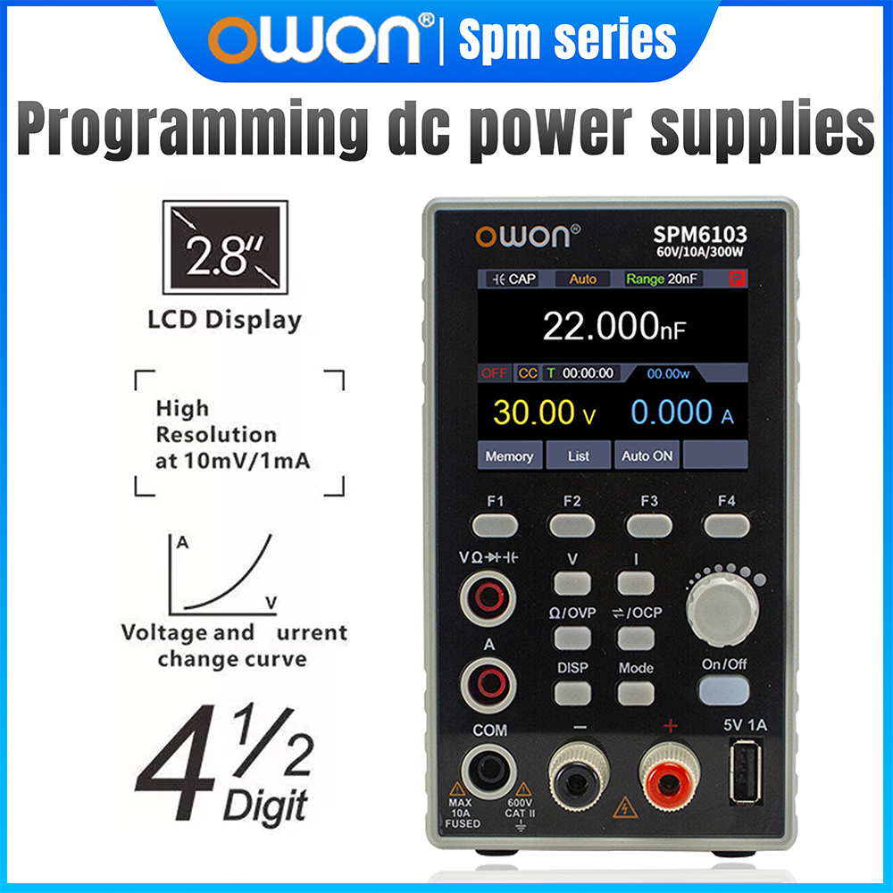 Programmable Dc Power Supply 60V 10A - مصدر طاقة تيار مستمر قابل للبرمجة