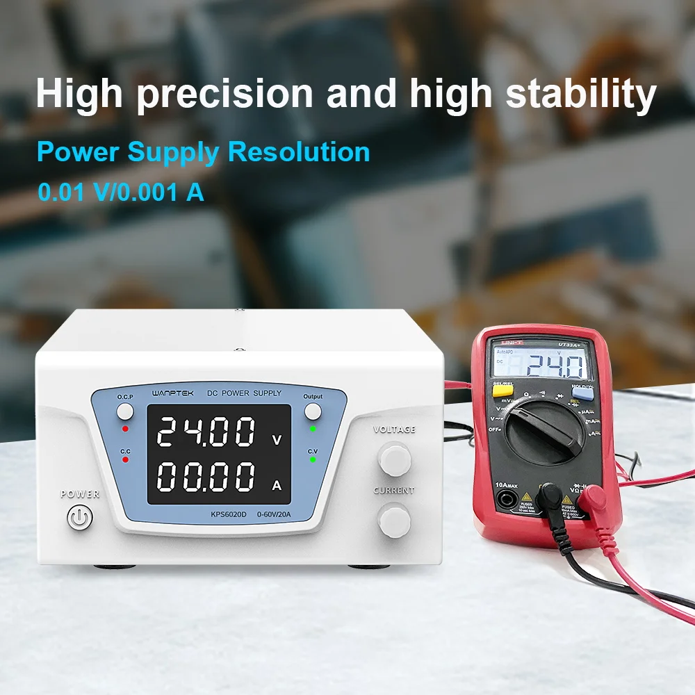 Wanptek RS485/RS232 مختبر قابل - مراجعة Programmable Dc Power Supply 60V 10A وسعره