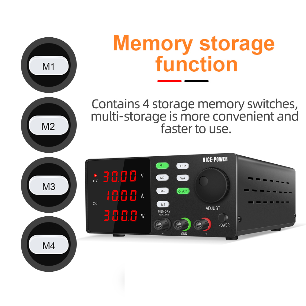 مصدر طاقة NICE-POWER 200V/300V - مراجعة Switching Dc Power Supply 300V 1A وسعره