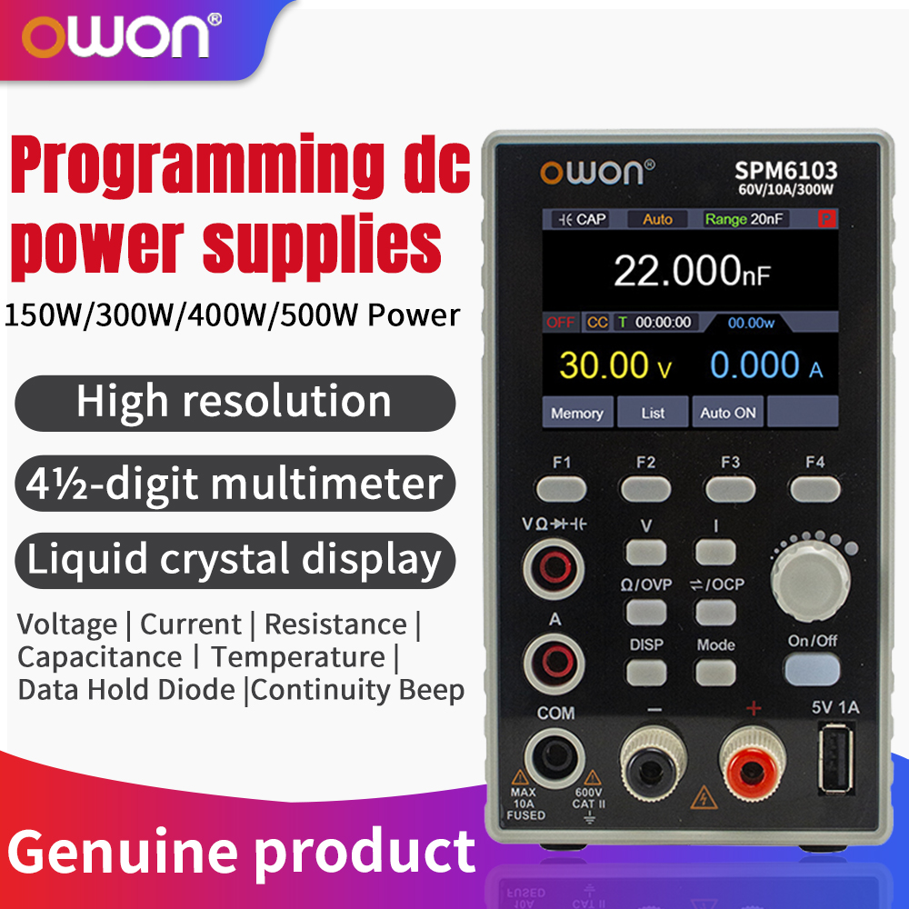 مصدر طاقة تيار مستمر قابل للبر - مراجعة Programmable Dc Power Supply 60V 10A وسعره
