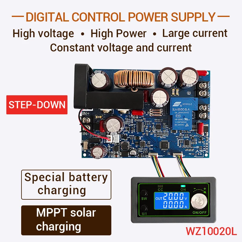وحدة خفض الجهد الكهربائي DC بق - مراجعة Step Down Dc Power Supply Module 1000W وسعره